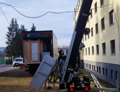 Erster Einsatz für unseren dritten Möbellift